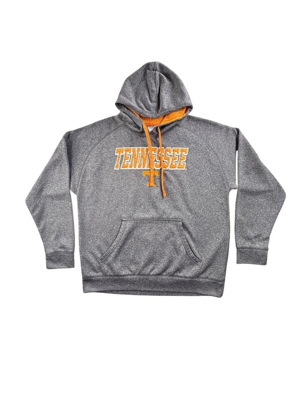 Vintage Tennessee Volunteers Hoodie Mens Large Gray Football Champion Sweatshirt